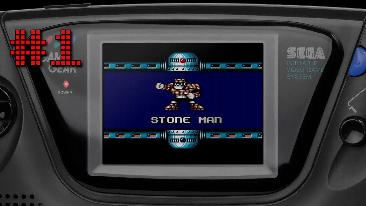 Mega Man (Game Gear 1994) Stone Man | Let's Play! #1