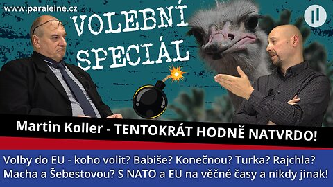 Martin Koller - Velký volební speciál. Vše o kandidátech, co byste jste raději (ne)chtěli vědět!