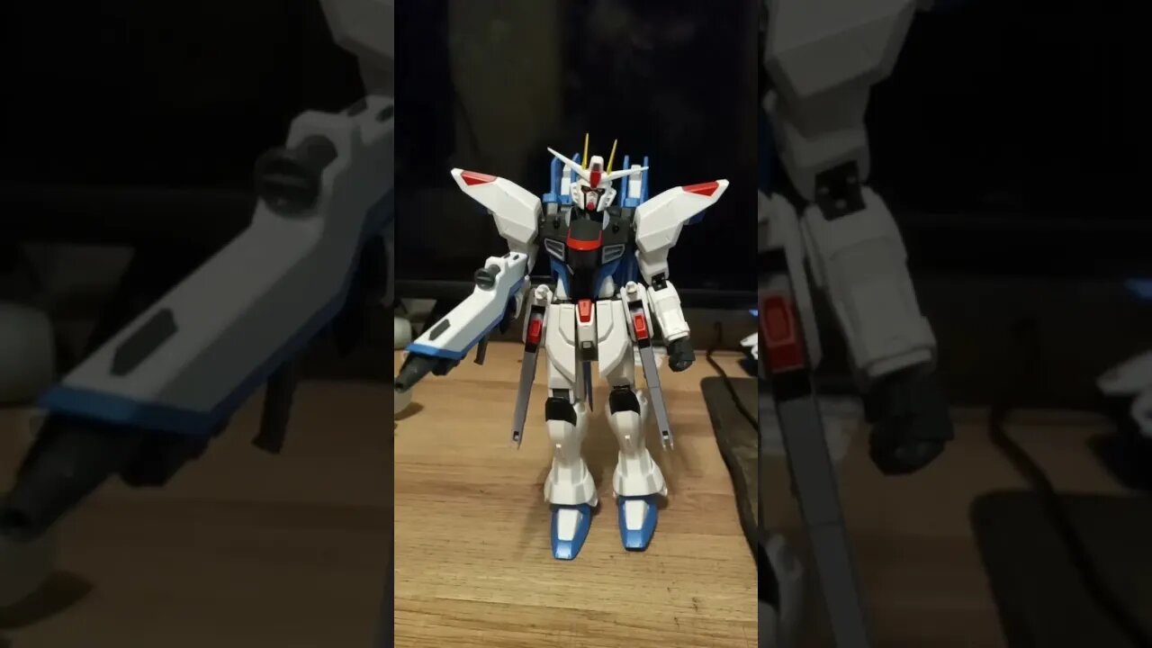 Freedom Gundam figure review #shorts #shortsvideo #shortsfeed #youtubeshorts