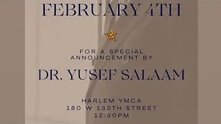 The dr yusef salaam @ys4thepeople City Council District 9 Campaign Launch Press Conference 2/4/22