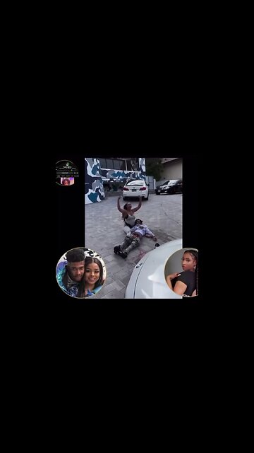 #blueface fights 🥊🆙 his gf sister's bf #shorts #hiphopculture