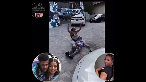 #blueface fights 🥊🆙 his gf sister's bf #shorts #hiphopculture