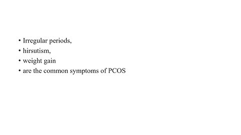 Polycystic Ovarian Syndrome PCOS