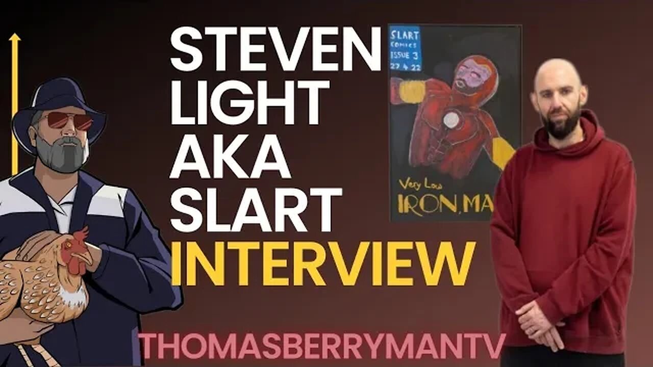 Steven Light aka SLART the artist Interview Part 7: Low Iron Man, Ninja Turtles, Marvel, DC, ART