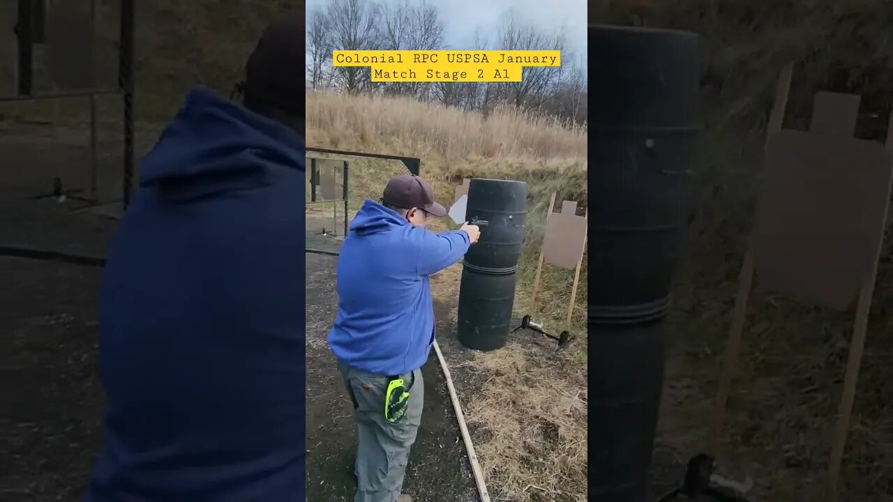 🔫🕳⚡️😏😌🤯🐌 speed Colonial RPC #uspsa A January Match Stage 02 Al #unloadshowclear #ipsc #idpa