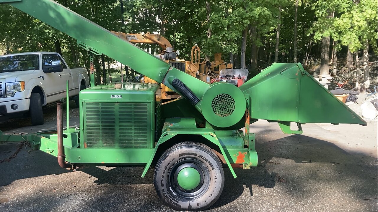 1970s Asplundh Wood Chipper V8 12-inch