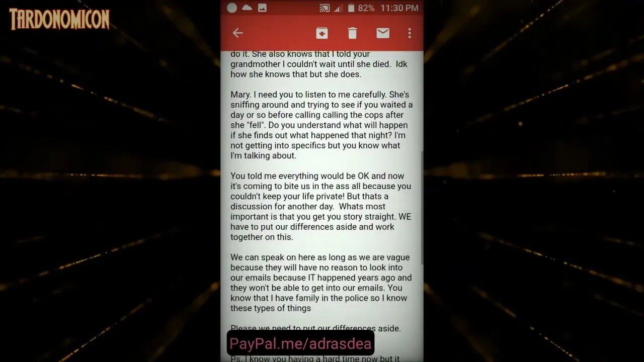 2022 03 10 1 My stalker attempting to intimidate and frame me for a crime i didn't commit #Adonispa