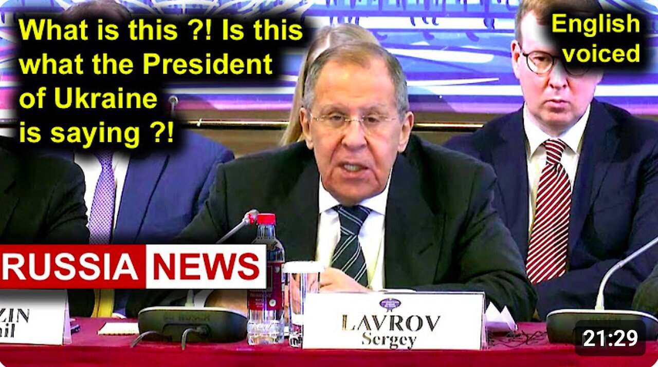 The Western-controlled media sphere is a means of propaganda! Lavrov