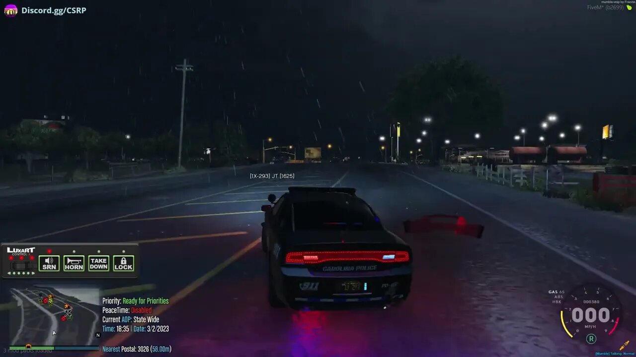 Crazy police chase 