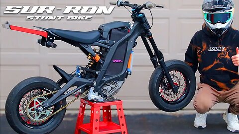 Worlds First 72V Sur Ron X Supermoto STUNT BIKE