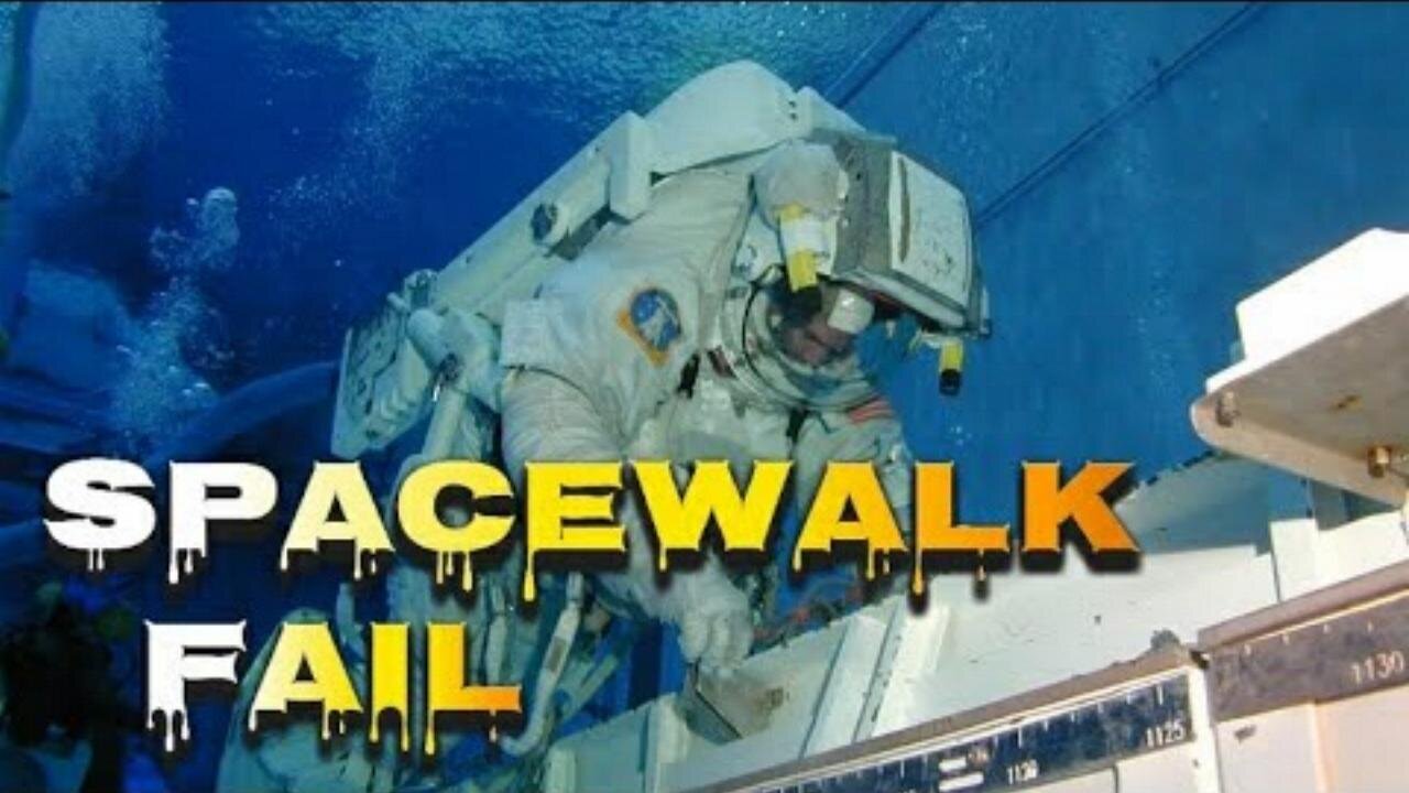 Flat Earth Presents: Spacewalks Are Done In A Pool. #stayflatlogic