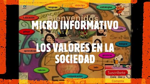 Los valores en la sociedad Micro informativo