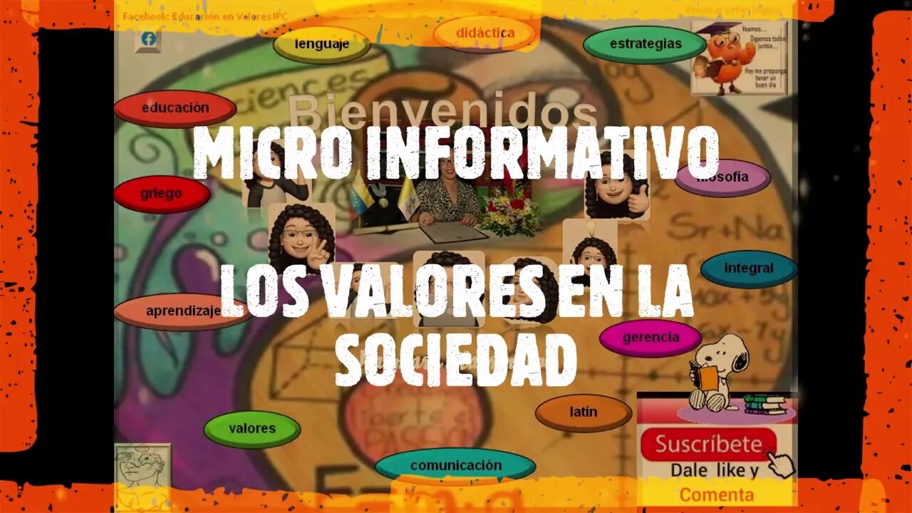 Los valores en la sociedad Micro informativo