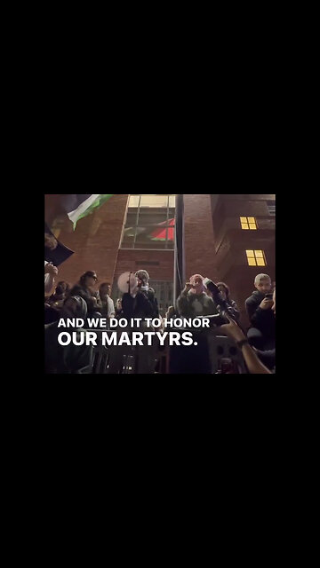 George Washington University Protesters Rename Square for 'Martyrs'