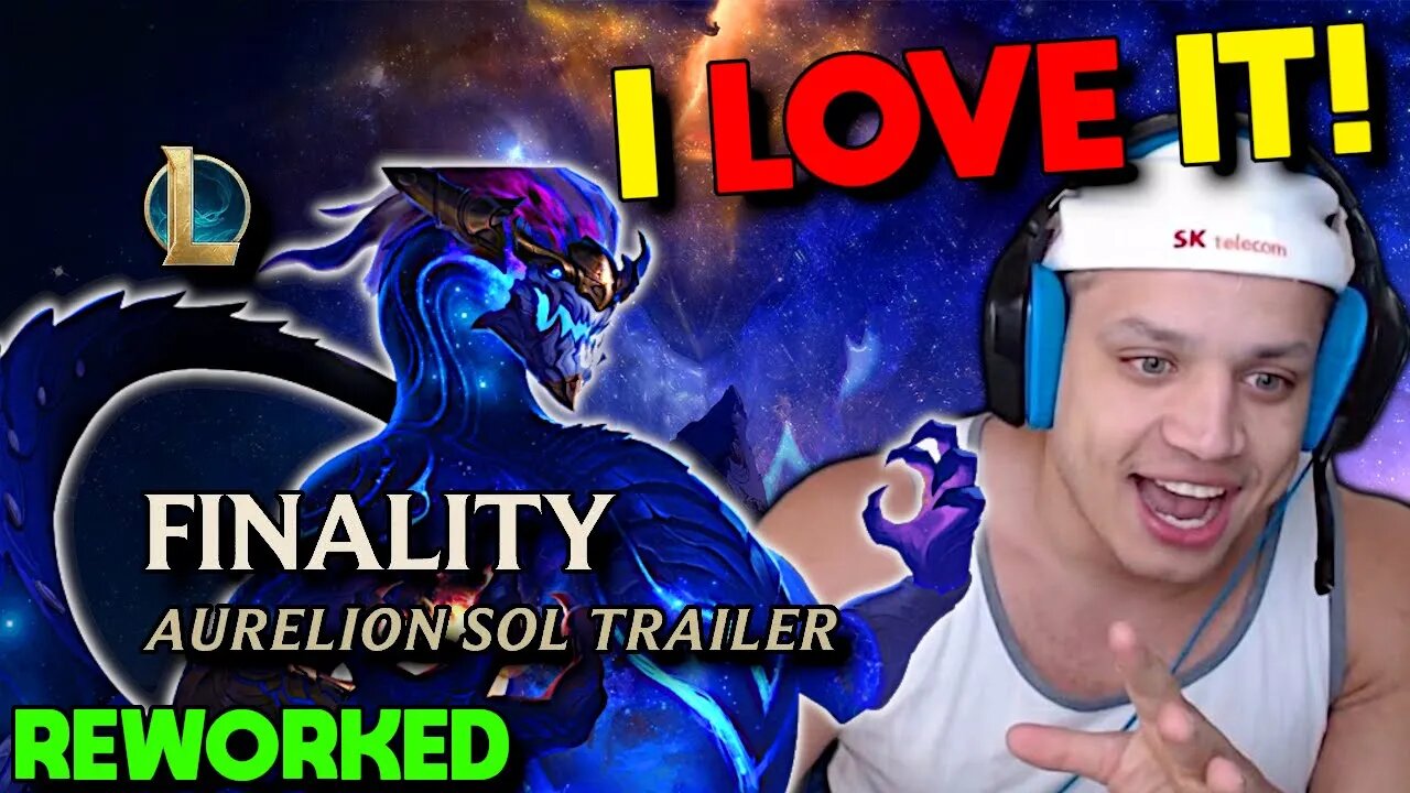 Tyler1 Reacts to Aurelion Sol Champion Update Trailer