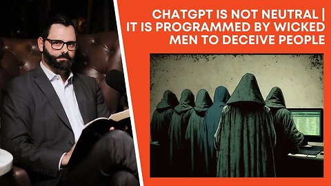 ChatGPT Is Not Neutral | It Is Programmed By Wicked Men To Deceive People