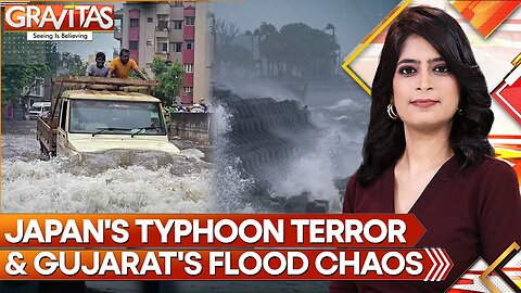 Typhoon Shanshan Slams Japan | Deadly Floods in Gujarat | Gravitas | World News | WION