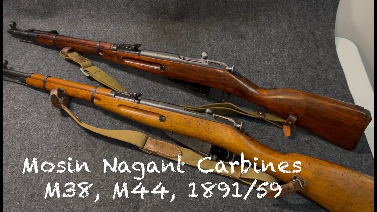 Three Mosin Nagant Carbines- M38, M44, and 1891/59. Range time and overview.