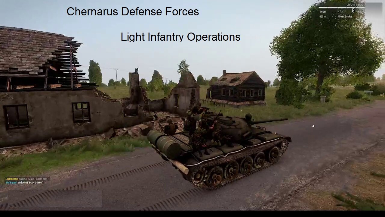 Mopping up in Zichoviche: Chernarus Defense Forces Defensive Combat Operations in Sumava