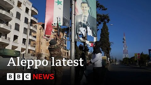 Syrian troops withdraw from the city of Aleppo | BBC News