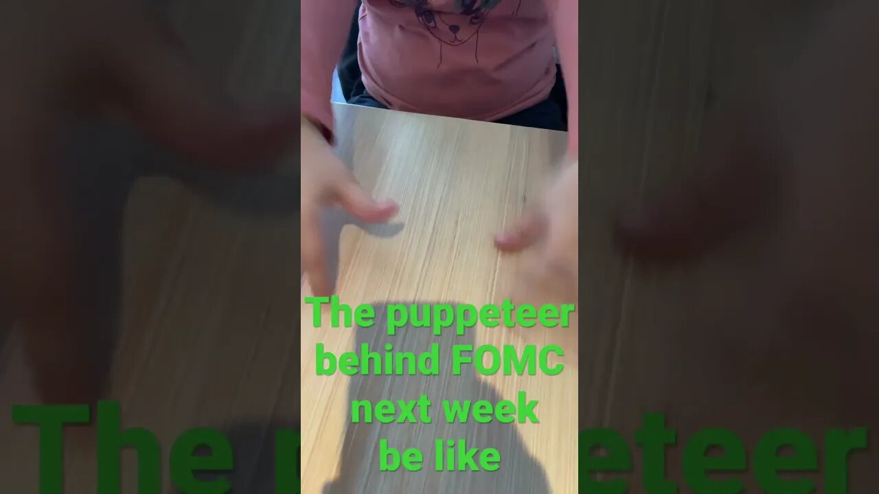 FOMC Puppeteer Caught On Camera! #bradburns