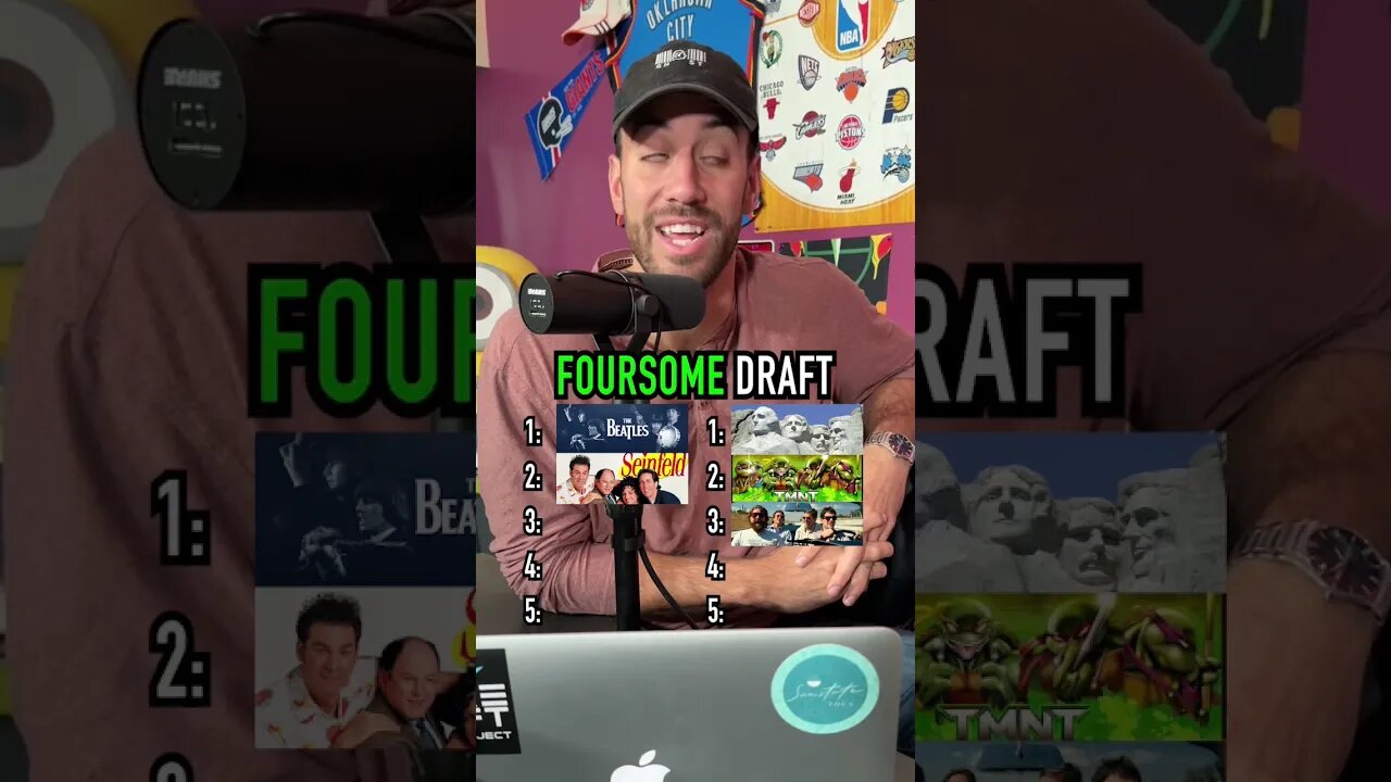 The Foursomes Draft!! Who Are The Best Groups of 4?! #shorts
