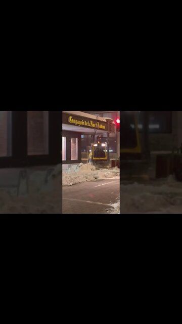Sainte Catherine Snow Removal Operation
