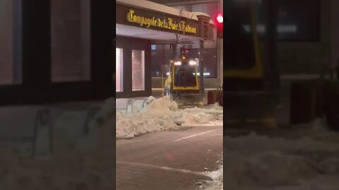 Sainte Catherine Snow Removal Operation