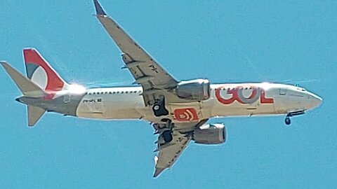 Boeing 737 MAX 8 PS-GPI coming from Rio de Janeiro to Fortaleza