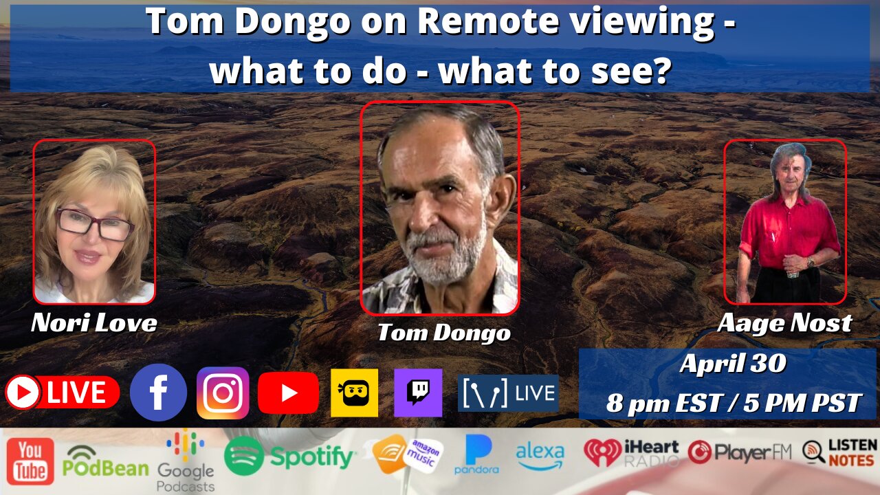 Tom Dongo on Remote viewing - what to do - what to see?