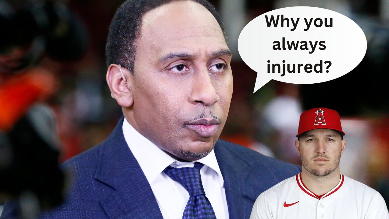 Stephen A. Smith has strange rant regarding Mike Trout injury