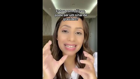 Estou com cólica pode ser gravidez?