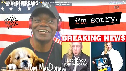 😆😆 Urb’n Barz Reacts to Tom MacDonald TOM MACDONALD APOLOGIZES| UK Reaction