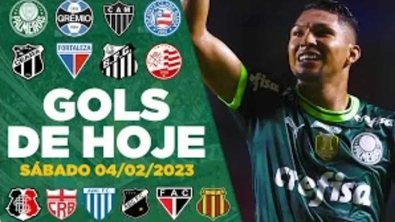 TODOS OS GOLS DOS ESTADUAIS E COPA DO NORDESTE DESTE SABADO 04/02/2023 GOLS DO DIA, GOLS DE HOJE