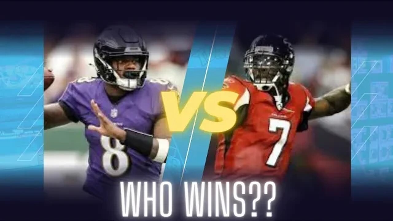 Lamar Jackson vs Mike Vick versus battle.