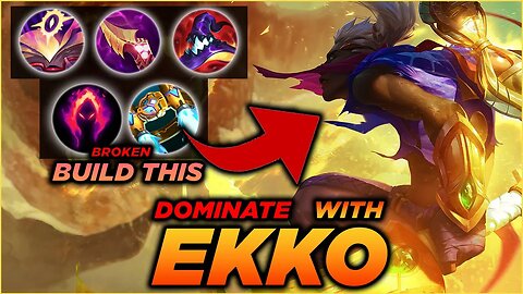 HOW TO PLAY EKKO JUNGLE SEASON 13 - Build & Runes - Ekko JG guide