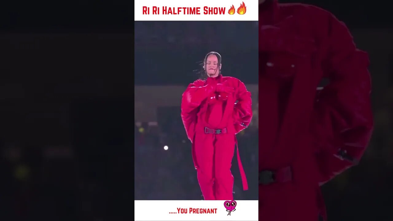 Ri Ri Halftime Show Is She Pregnant 🤰🏽🤰🏽🤰🏽🍾🎉🎊 #nfl #superbowl @rihanna #nomadradio #shorts #fyp