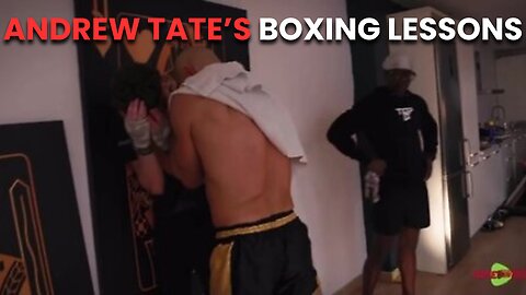 Andrew Tate Teaches Young Kid How To Fight Like A PRO