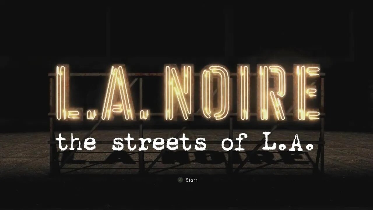 The Streets of LA - A Postscript to LA Noire