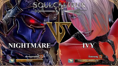 SoulCalibur VI — devlspwn666 (Nightmare) VS Amesang (Ivy) | Xbox Series X Ranked