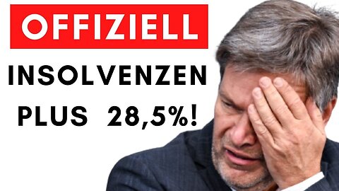 Brisant: Insolvenzen steigen im April 24 um 28,5 % im besten Deutschland aller Zeiten🙈