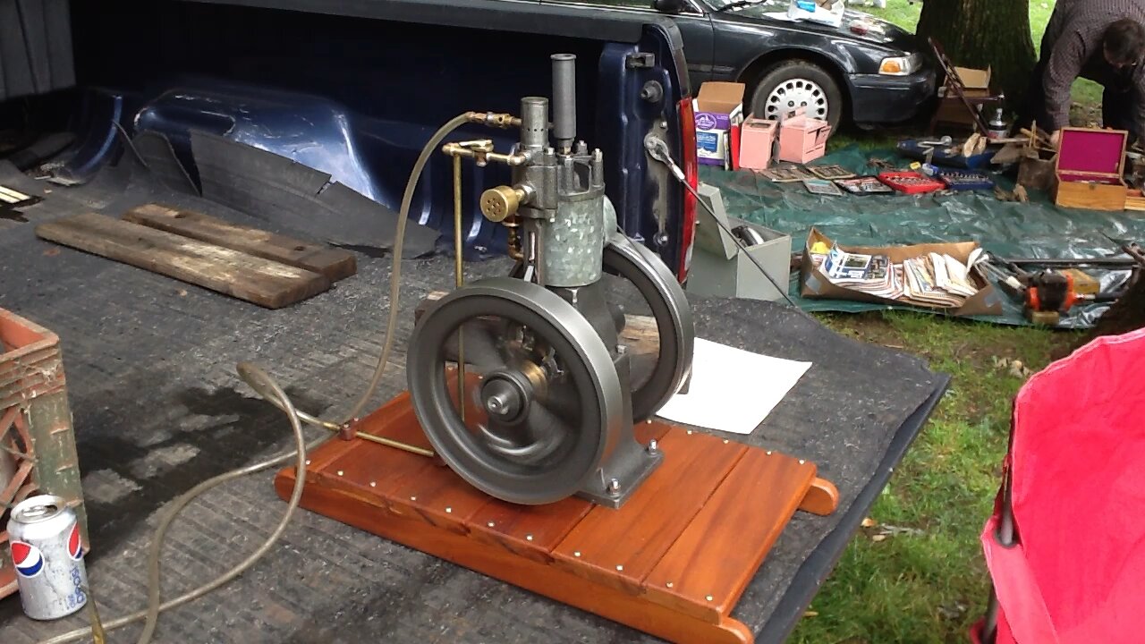 One-third scale Myrick Eclipse model H hit and miss engine