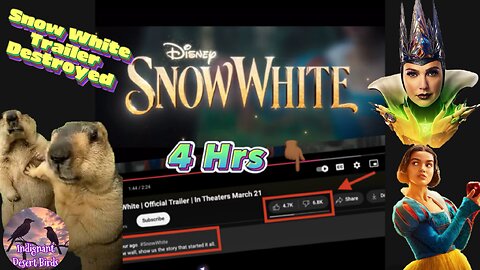 🚨 Trailer for Disney's Live Action 'Snow White' is out and it's Already Getting Ratioed to oblivion