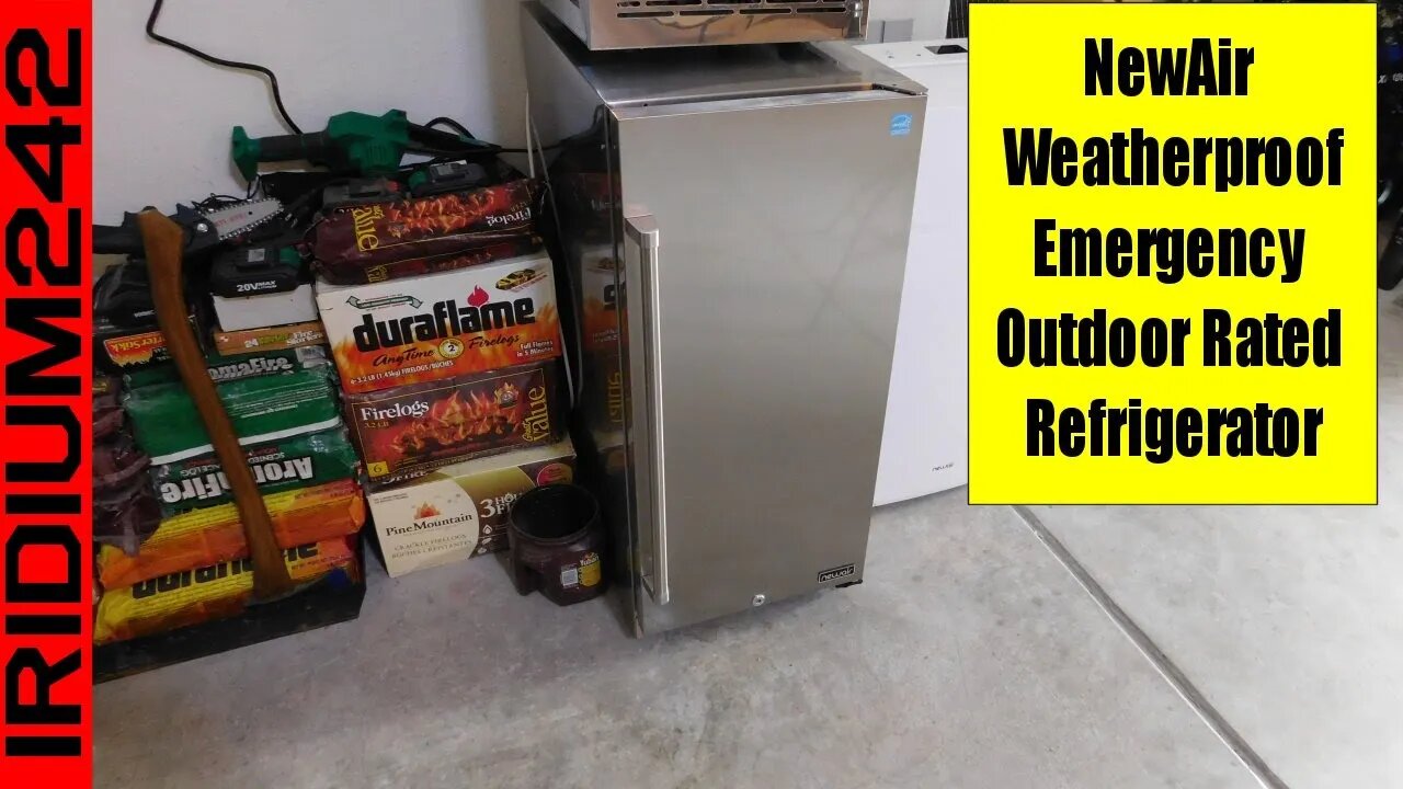 NewAir Weatherproof Emergency Outdoor Rated Refrigerator