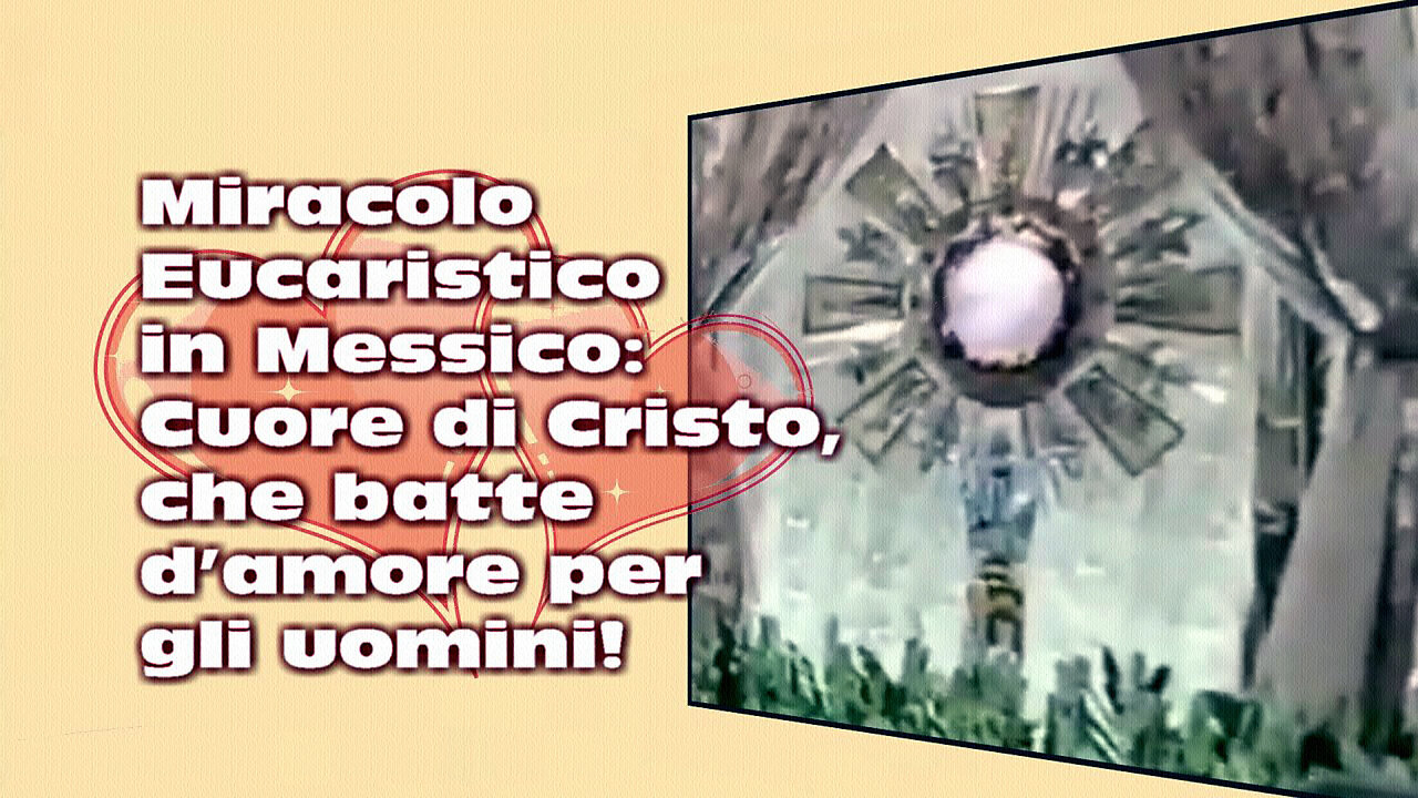 (23 LUGLIO 2022) - “ECCO IL MIRACOLO EUCARISTICO IN MESSICO, NEL SANTUARIO DI N. S. DI GUADALUPE!!” = IL CUORE DI CRISTO 💖 BATTE D'AMORE PER GLI UOMINI MA, PER CIONCI E MINUTELLA 🤡👿🤡 SI TRATTA DI SATANA = NO COMMENT!!