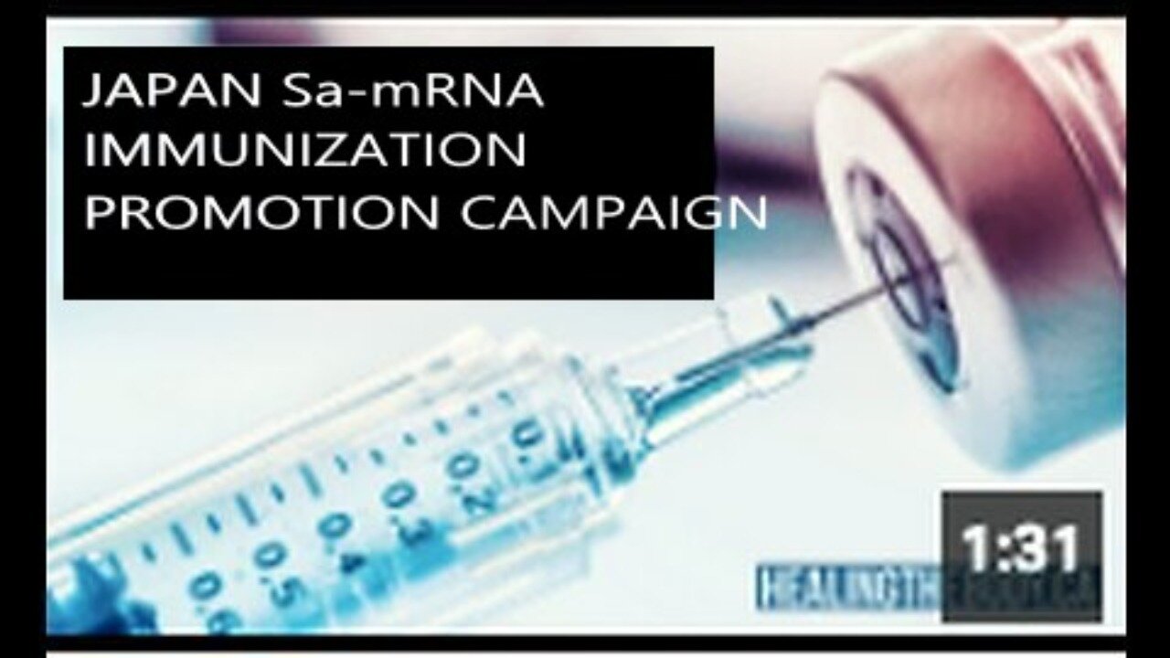 Japan October 2024-2025 Covid Immunization Promotion Campaign sa-mRNA vs mRNA Jabs