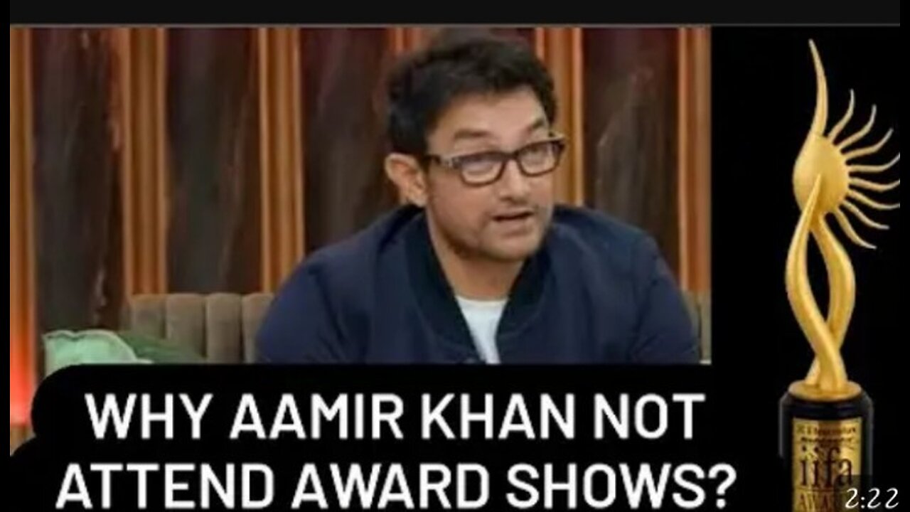 Why Amir Khan not attending award show .