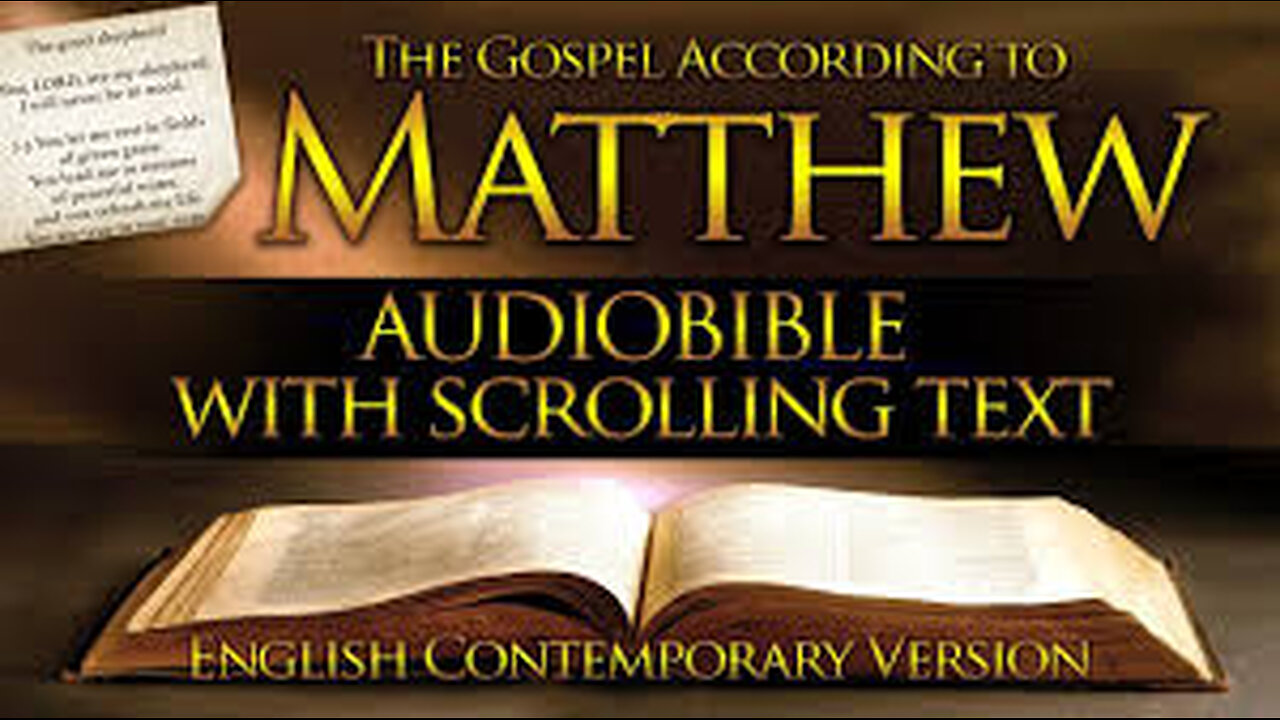 40. Holy Bible: Matthew - Dramatized Audio Book | Follow Along Tex