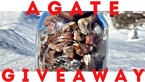 1000 Subscriber GIVEAWAY!! Free Jar of Lake Superior Agates!