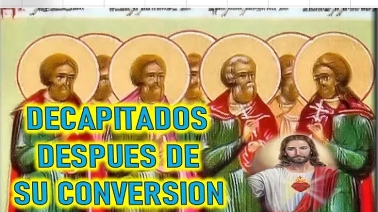 DECAPITADOS DESPUES DE SU CONVERSION - MARTIRES Y SANTOS 28 ENERO